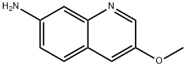 7-Quinolinamine, 3-methoxy- 구조식 이미지