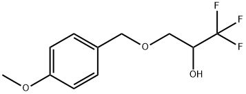 2-Propanol, 1,1,1-trifluoro-3-[(4-methoxyphenyl)methoxy]- Structure