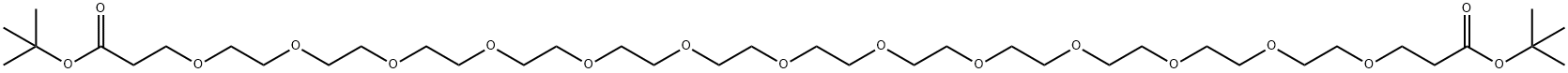 Bis-peg13-t-butyl ester Structure