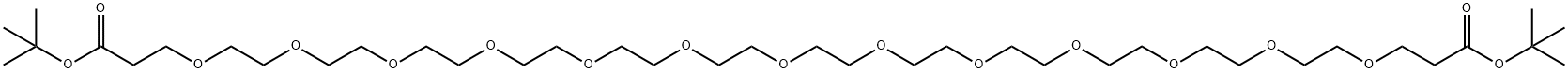 Bis-peg13-t-butyl ester 구조식 이미지