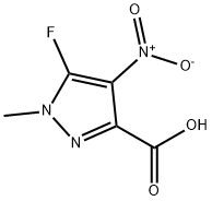 5-fluoro-1-methyl-4-nitro-1H-pyrazole-3-carboxylic acid Structure