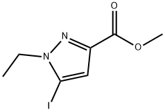 methyl 1-ethyl-5-iodo-1H-pyrazole-3-carboxylate Structure