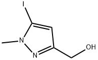 (5-iodo-1-methyl-1H-pyrazol-3-yl)methanol 구조식 이미지