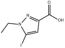 1-ethyl-5-iodo-1H-pyrazole-3-carboxylic acid Structure