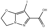 7-iodo-2,3-dihydropyrazolo[5,1-b][1,3]oxazole-6-carboxylic acid Structure