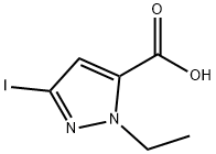 1-ethyl-3-iodo-1H-pyrazole-5-carboxylic acid Structure