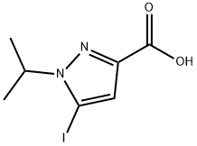 5-iodo-1-isopropyl-1H-pyrazole-3-carboxylic acid Structure