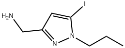 1-(5-iodo-1-propyl-1H-pyrazol-3-yl)methanamine Structure