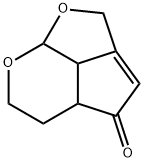 2H-1,7-Dioxacyclopent[cd]inden-4(4aH)-one, 5,6,7a,7b-tetrahydro- Structure