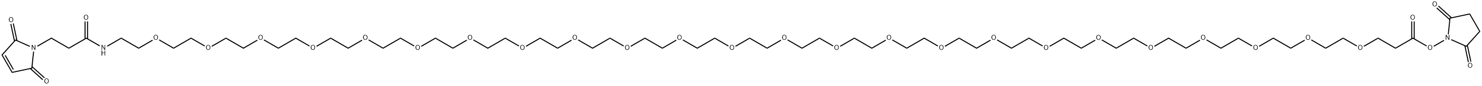 Mal-PEG24-NHS ester 구조식 이미지