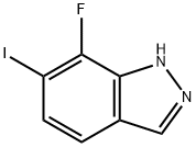 1H-Indazole, 7-fluoro-6-iodo- Structure