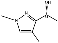 (1R)-1-(1,4-dimethyl-1H-pyrazol-3-yl)ethan-1-ol Structure