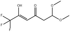 4-Hexen-3-one, 6,6,6-trifluoro-5-hydroxy-1,1-dimethoxy-, (4Z)- Structure