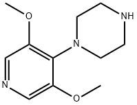 Piperazine, 1-(3,5-dimethoxy-4-pyridinyl)- Structure