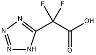 2,2-difluoro-2-(1H-1,2,3,4-tetrazol-5-yl)acetic acid 구조식 이미지