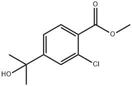 Methyl 2-chloro-4-(2-hydroxypropan-2-yl)benzoate Structure