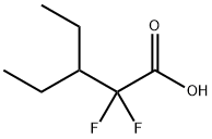 3-Ethyl-2,2-difluoro-pentanoic acid Structure