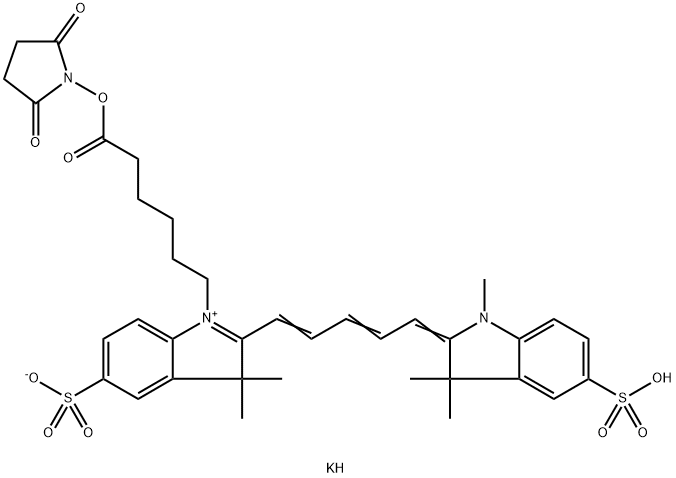 Sulfo-Cy5 NHS Methyl type | Lumiprobe type 구조식 이미지