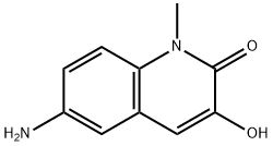 2(1H)-Quinolinone, 6-amino-3-hydroxy-1-methyl- Structure