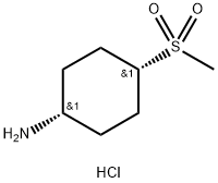 (1s,4s)-4-methanesulfonylcyclohexan-1-amine hydrochloride Structure