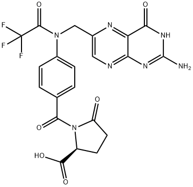 N10-Trifluoroacetyl Pyrofolic Acid 구조식 이미지