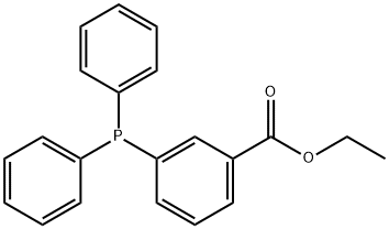 m-(Ethoxycarbonyl)phenyldiphenylphosphin Structure