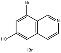 6-Isoquinolinol, 8-bromo-, hydrobromide (1:1) Structure