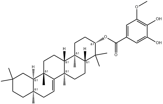 (3,4-Dihydroxy-5-methoxybenzoyl)taraxerol Structure