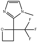 1-methyl-2-[2-(trifluoromethyl)oxetan-2-yl]-1H-imidazole Structure