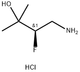 (R)-4-amino-3-fluoro-2-methylbutan-2-ol hydrochloride 구조식 이미지