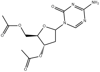 3',5'-di-o-acetyl-2-deoxy-5-azacytosine 구조식 이미지