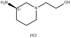 2-[(3R)-3-aminopiperidin-1-yl]ethan-1-ol dihydrochloride Structure