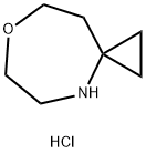 7-Oxa-4-azaspiro[2.6]nonane, hydrochloride (1:1) Structure