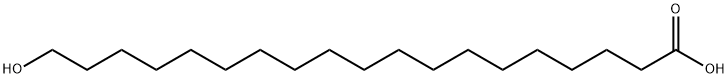Nonadecanoic acid, 19-hydroxy- Structure