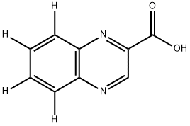 2-Quinoxaline-5,6,7,8-d4-carboxylic acid Structure