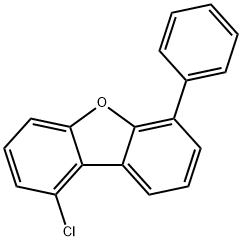 Dibenzofuran, 1-chloro-6-phenyl- 구조식 이미지