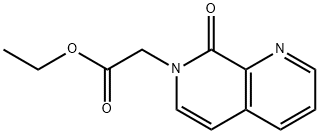 Ethyl 2-(8-oxo-1,7-naphthyridin-7(8H)-yl)acetate 구조식 이미지