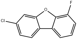 3-chloro-6-fluorodibenzo[b,d]furan Structure