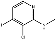 3-chloro-4-iodo-N-methylpyridin-2-amine 구조식 이미지