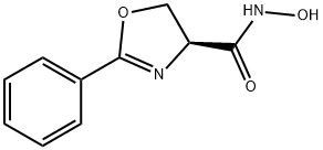 4-Oxazolecarboxamide, 4,5-dihydro-N-hydroxy-2-phenyl-, (4S)- Structure
