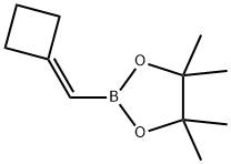 1,3,2-Dioxaborolane, 2-(cyclobutylidenemethyl)-4,4,5,5-tetramethyl- Structure