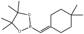 2-((4，4-dimethylcyclohexylidene)methyl)-4，4，5，5-tetramethyl-1，3，2-dioxaborolane Structure