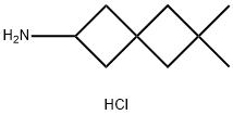 Spiro[3.3]heptan-2-amine, 6,6-dimethyl-, hydrochloride (1:1) Structure