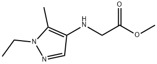 methyl N-(1-ethyl-5-methyl-1H-pyrazol-4-yl)glycinate Structure