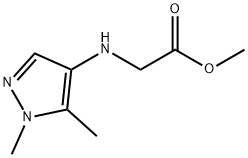 methyl N-(1,5-dimethyl-1H-pyrazol-4-yl)glycinate Structure