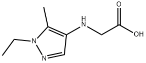 N-(1-ethyl-5-methyl-1H-pyrazol-4-yl)glycine Structure