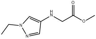 methyl N-(1-ethyl-1H-pyrazol-4-yl)glycinate Structure