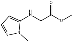 methyl N-(1-methyl-1H-pyrazol-5-yl)glycinate Structure