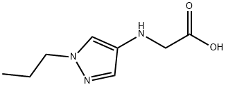 N-(1-propyl-1H-pyrazol-4-yl)glycine Structure