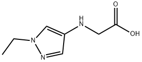 N-(1-ethyl-1H-pyrazol-4-yl)glycine Structure